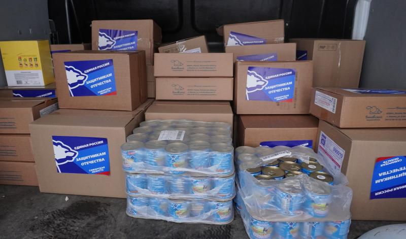 Два года работы: гуманитарный штаб "Единой России" направил в новые регионы десятки тысяч тонн помощи